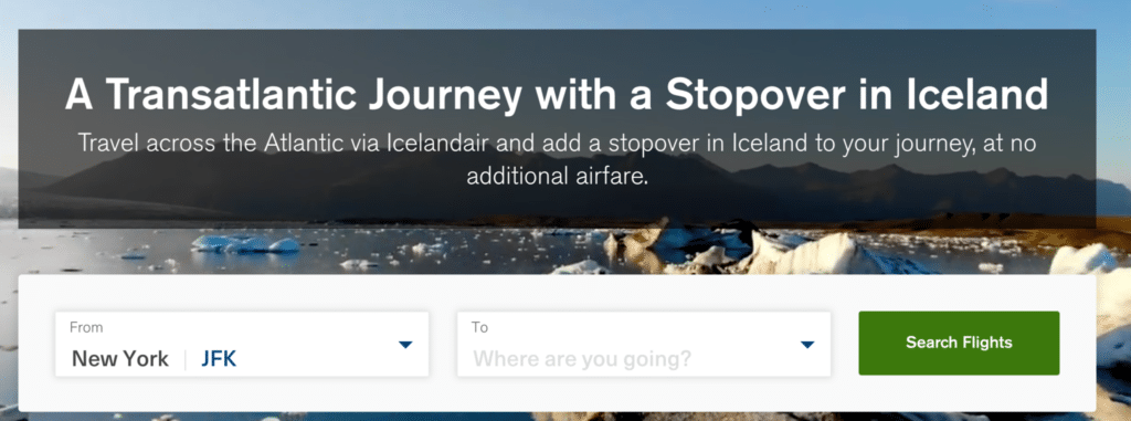 Book Iceland Stopover