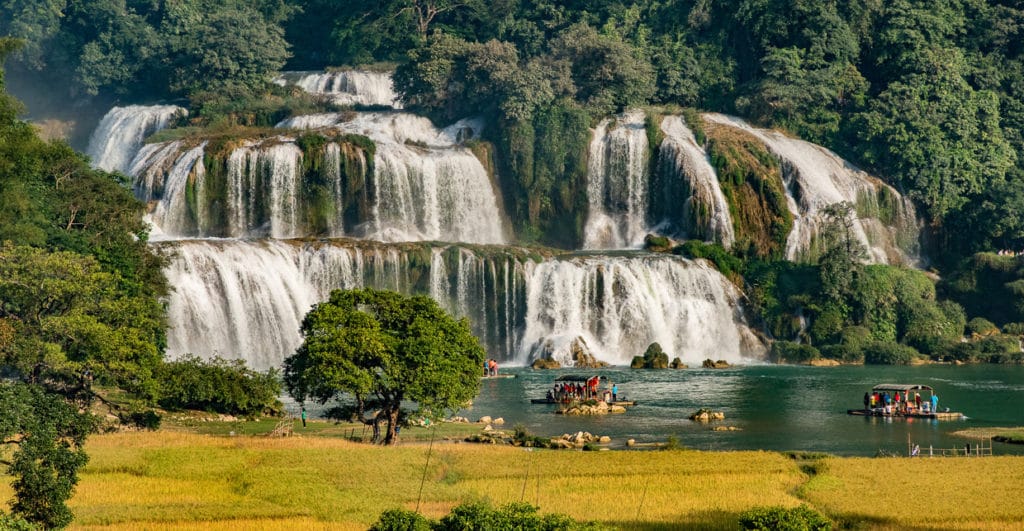 Ban Gioc Waterfall in Vietnam